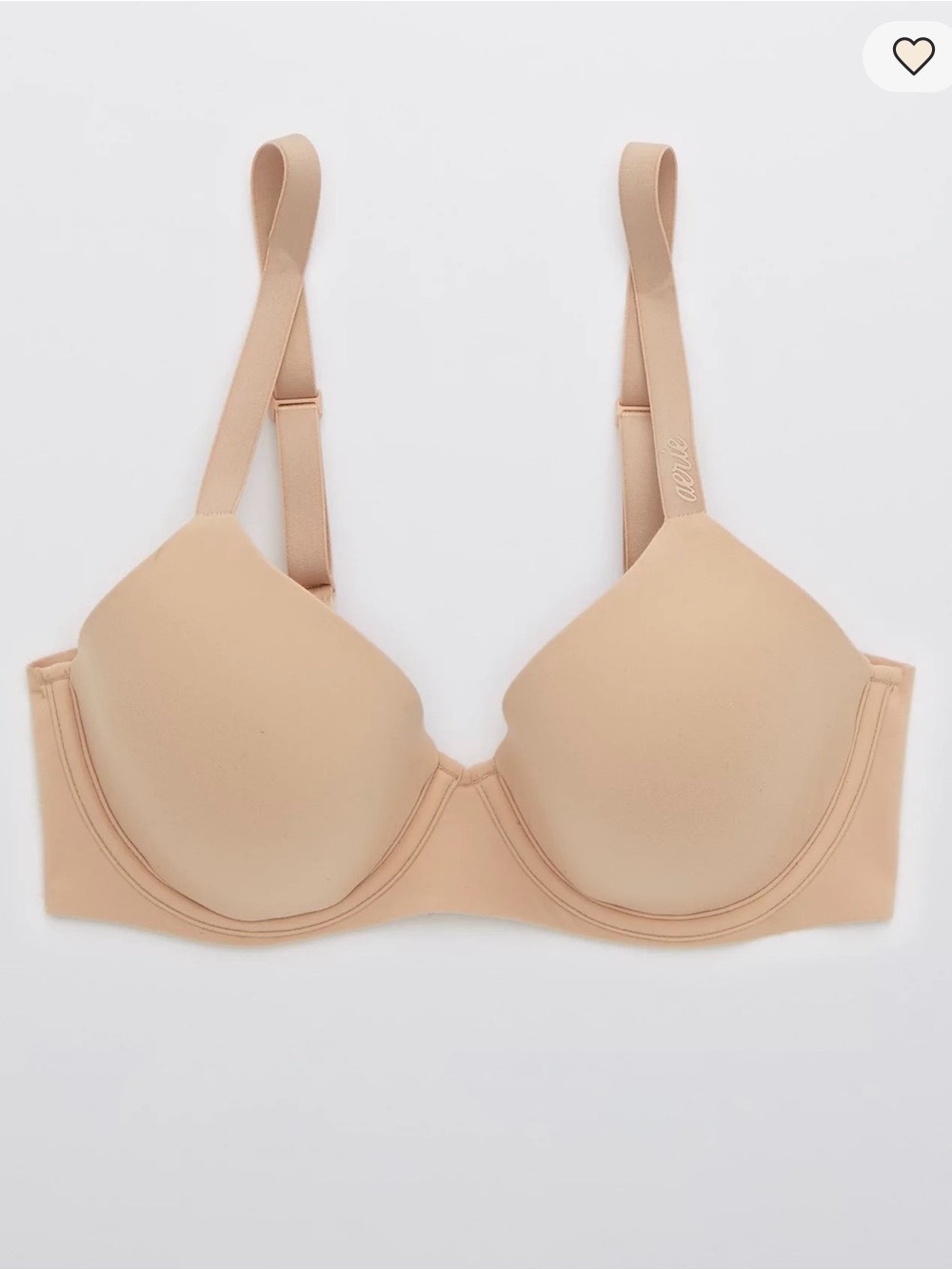 Aerie 32C SMOOTHEZ Full Coverage Lightly Lined Bra in Sands Color